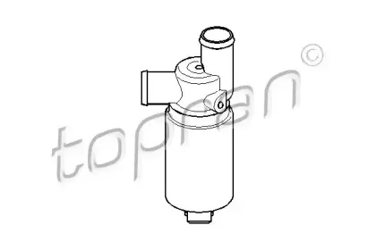 207 538 TOPRAN Поворотная заслонка, подвод воздуха