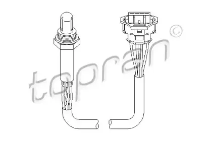 206 193 TOPRAN Лямбда-зонд