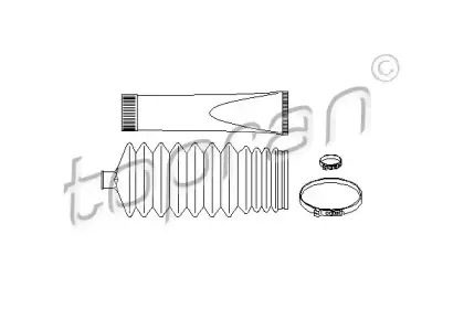 201 783 TOPRAN Комплект пылника, рулевое управление