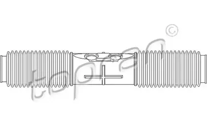 201 785 TOPRAN Пыльник, рулевое управление