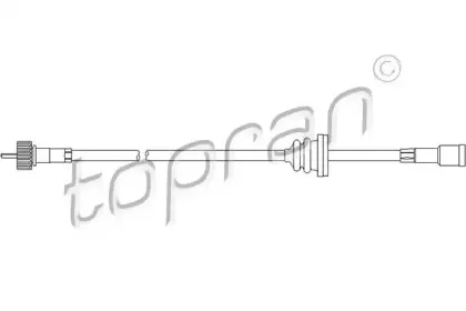 202 218 TOPRAN Тросик спидометра