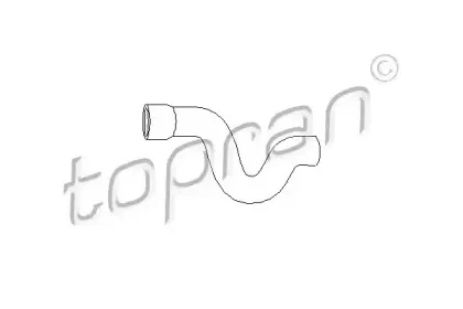 205 710 TOPRAN Шланг радиатора