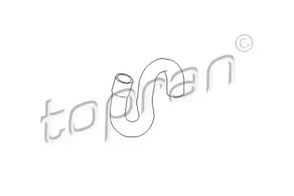 206 703 TOPRAN Шланг радиатора