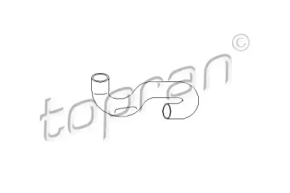 206 704 TOPRAN Шланг радиатора