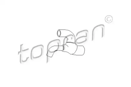 206 658 TOPRAN Шланг радиатора