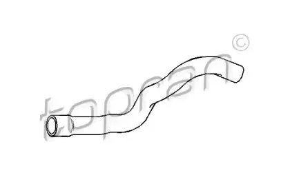 206 706 TOPRAN Шланг радиатора