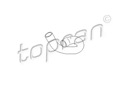 207 336 TOPRAN Шланг радиатора