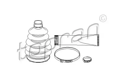 205 765 TOPRAN Комплект пылника, приводной вал