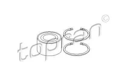 202 433 TOPRAN Комплект подшипника ступицы колеса