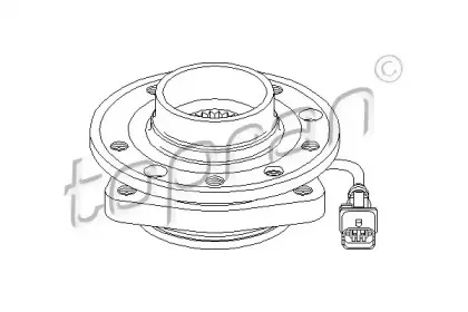 207 391 TOPRAN Ступица колеса