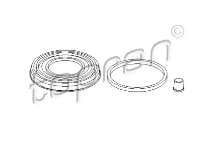 202 441 TOPRAN Ремкомплект, тормозной суппорт