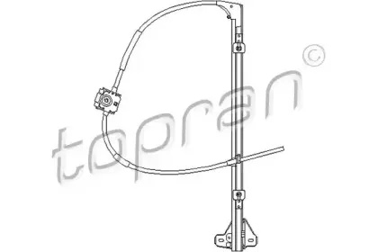 207 358 TOPRAN Подъемное устройство для окон