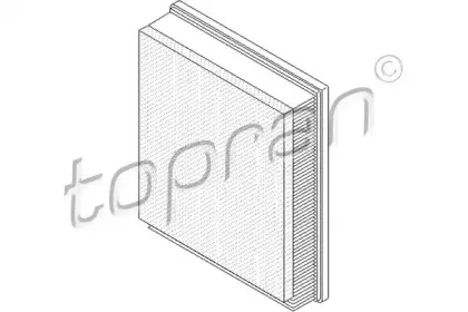 207 542 TOPRAN Воздушный фильтр
