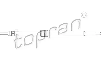 207 046 TOPRAN Свеча накаливания