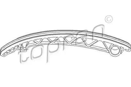 205 563 TOPRAN Планка натяжного устройства, цепь привода распределительного