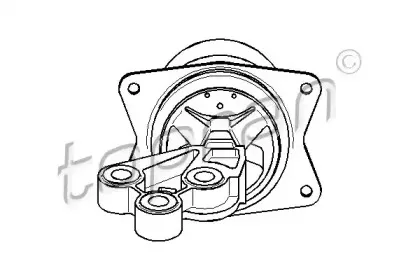 206 576 TOPRAN Подвеска, двигатель