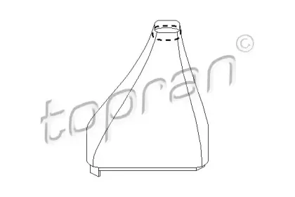 205 861 TOPRAN Обшивка рычага переключения