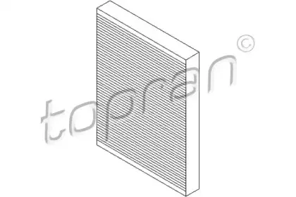 207 014 TOPRAN Фильтр, воздух во внутренном пространстве