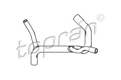 301 440 TOPRAN Шланг радиатора