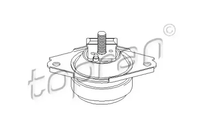 301 814 TOPRAN Подвеска, двигатель