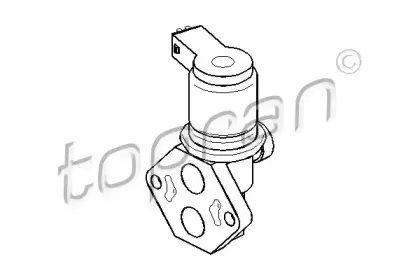 302 676 TOPRAN Поворотная заслонка, подвод воздуха
