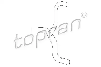 301 435 TOPRAN Шланг радиатора