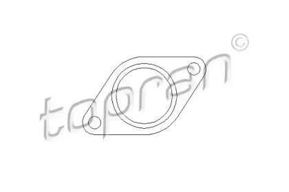 302 245 TOPRAN Прокладка, труба выхлопного газа