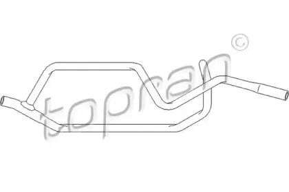 301 438 TOPRAN Шланг, теплообменник - отопление