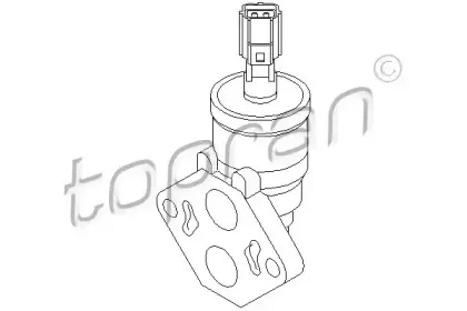302 681 TOPRAN Поворотная заслонка, подвод воздуха