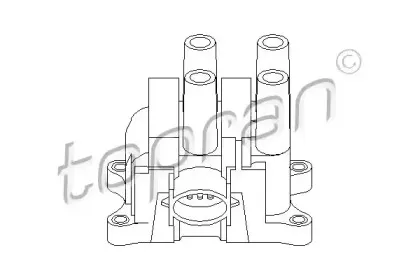 302 104 TOPRAN Катушка зажигания
