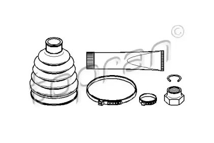 301 927 TOPRAN Комплект пылника, приводной вал