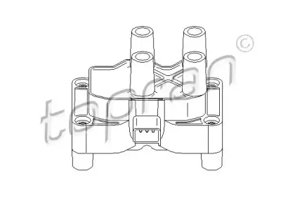 302 444 TOPRAN Катушка зажигания