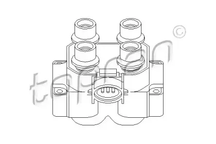 300 595 TOPRAN Катушка зажигания