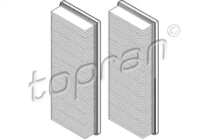 400 317 TOPRAN Воздушный фильтр