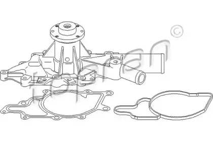 401 180 TOPRAN Водяной насос