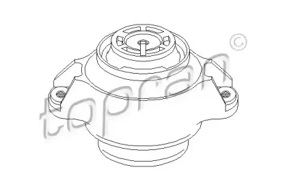 400 028 TOPRAN Подвеска, двигатель