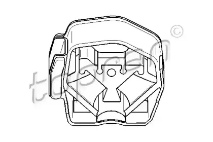 401 416 TOPRAN Подвеска, двигатель