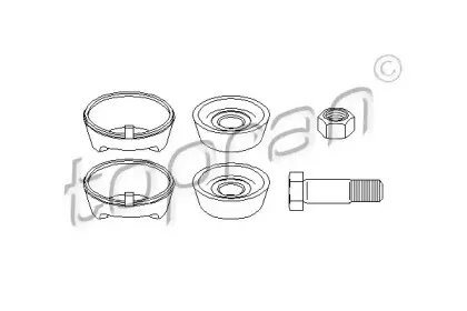 400 528 TOPRAN Ремкомплект, поперечный рычаг подвески