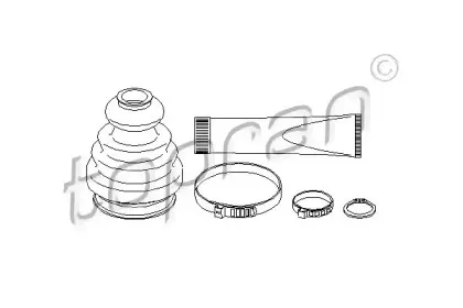 401 245 TOPRAN Комплект пылника, приводной вал
