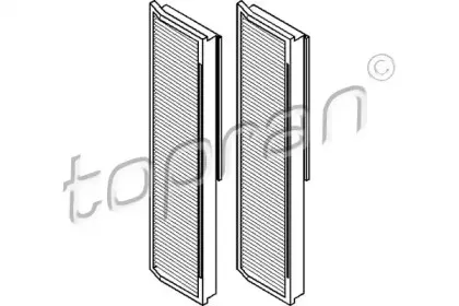 400 207 TOPRAN Фильтр, воздух во внутренном пространстве