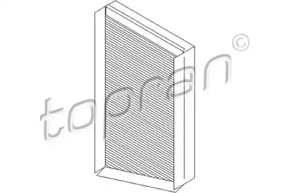 400 206 TOPRAN Фильтр, воздух во внутренном пространстве