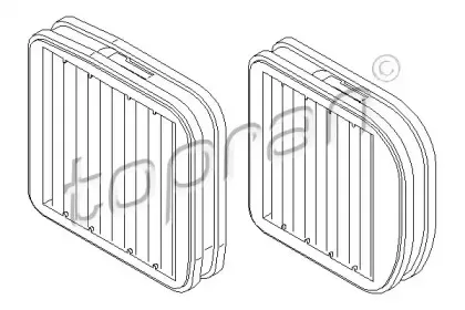 400 209 TOPRAN Фильтр, воздух во внутренном пространстве