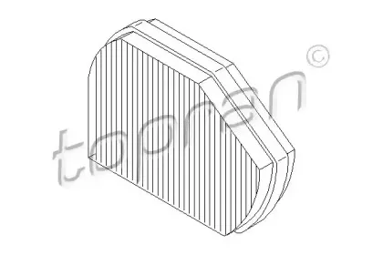 400 203 TOPRAN Фильтр, воздух во внутренном пространстве