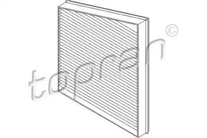 400211 TOPRAN Фильтр, воздух во внутренном пространстве