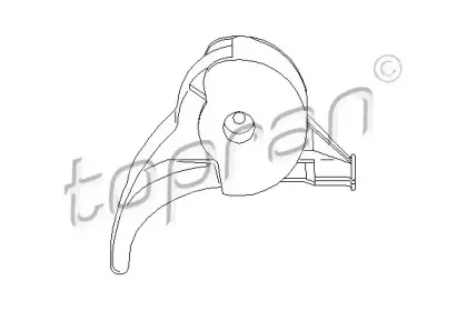 400 787 TOPRAN Ручка, открывания моторного отсека