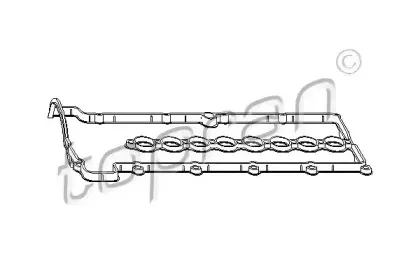 500 940 TOPRAN Прокладка, крышка головки цилиндра