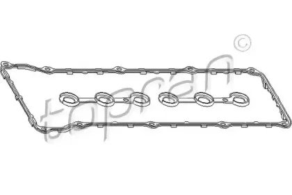 500 941 TOPRAN Комплект прокладок, крышка головки цилиндра