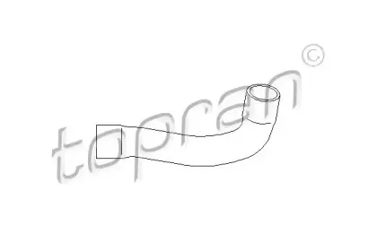 501 568 TOPRAN Шланг радиатора
