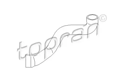 500 446 TOPRAN Шланг радиатора