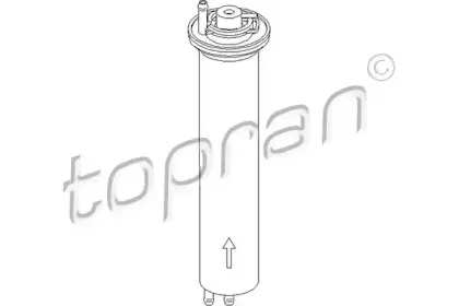 500 737 TOPRAN Топливный фильтр